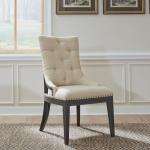 Americana Farmhouse Uph Shelter Side Chair- Black (RTA)