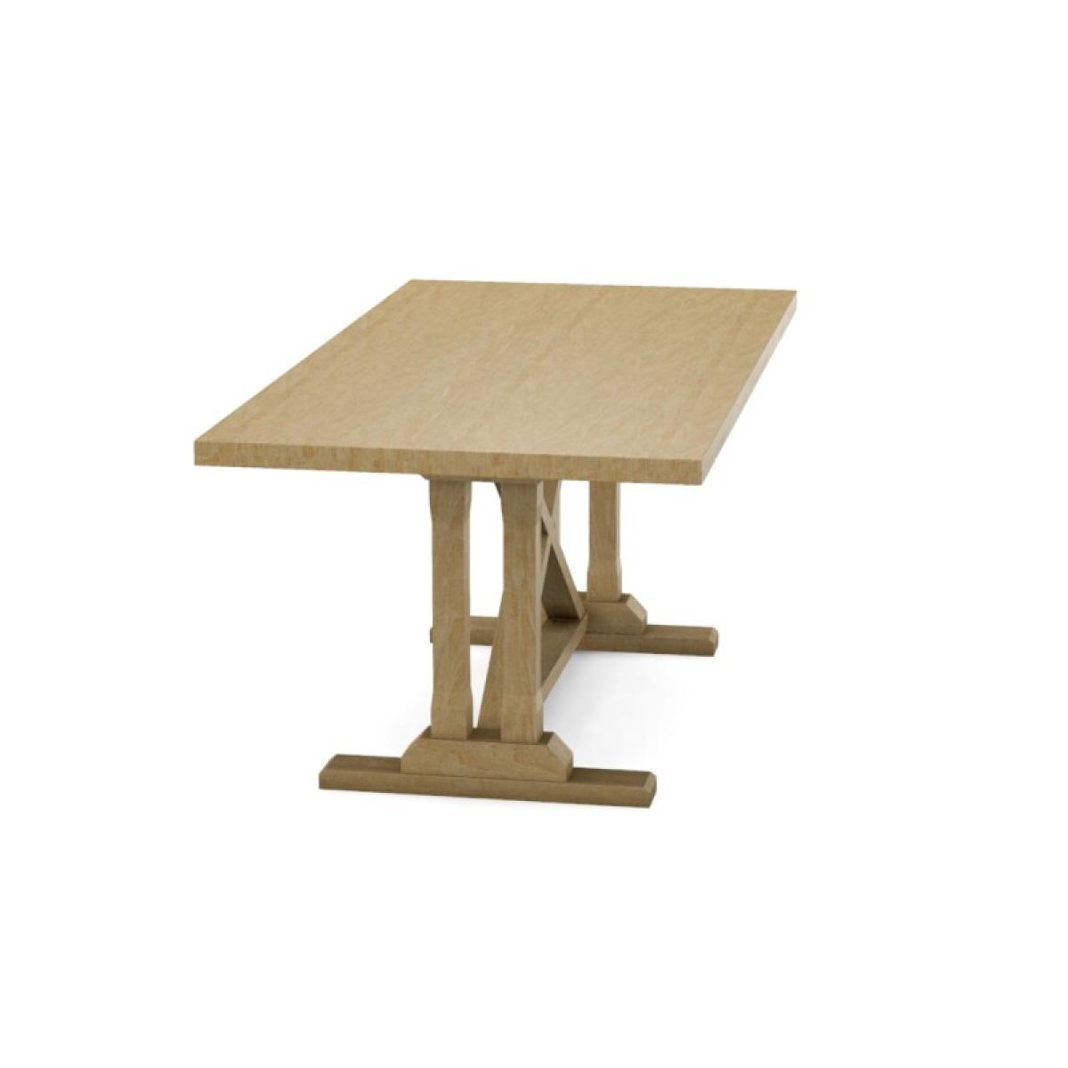 Alexa Trestle Solid Table Top and Base - T-17236TA - Image 15