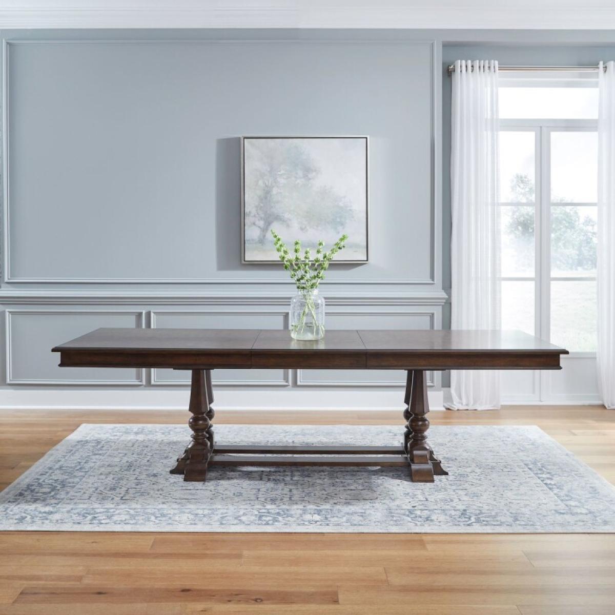 Arden Road Trestle Table Set - Image 2