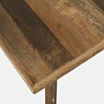 Reclamation Salvaged Wood Counter Table - Image 9