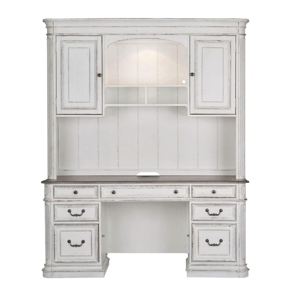 Magnolia Manor Complete 5 Piece Desk - Image 7