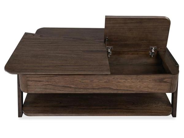 Hallie T6355-50 Lift Top Storage Cocktail Table w/Casters - Image 15