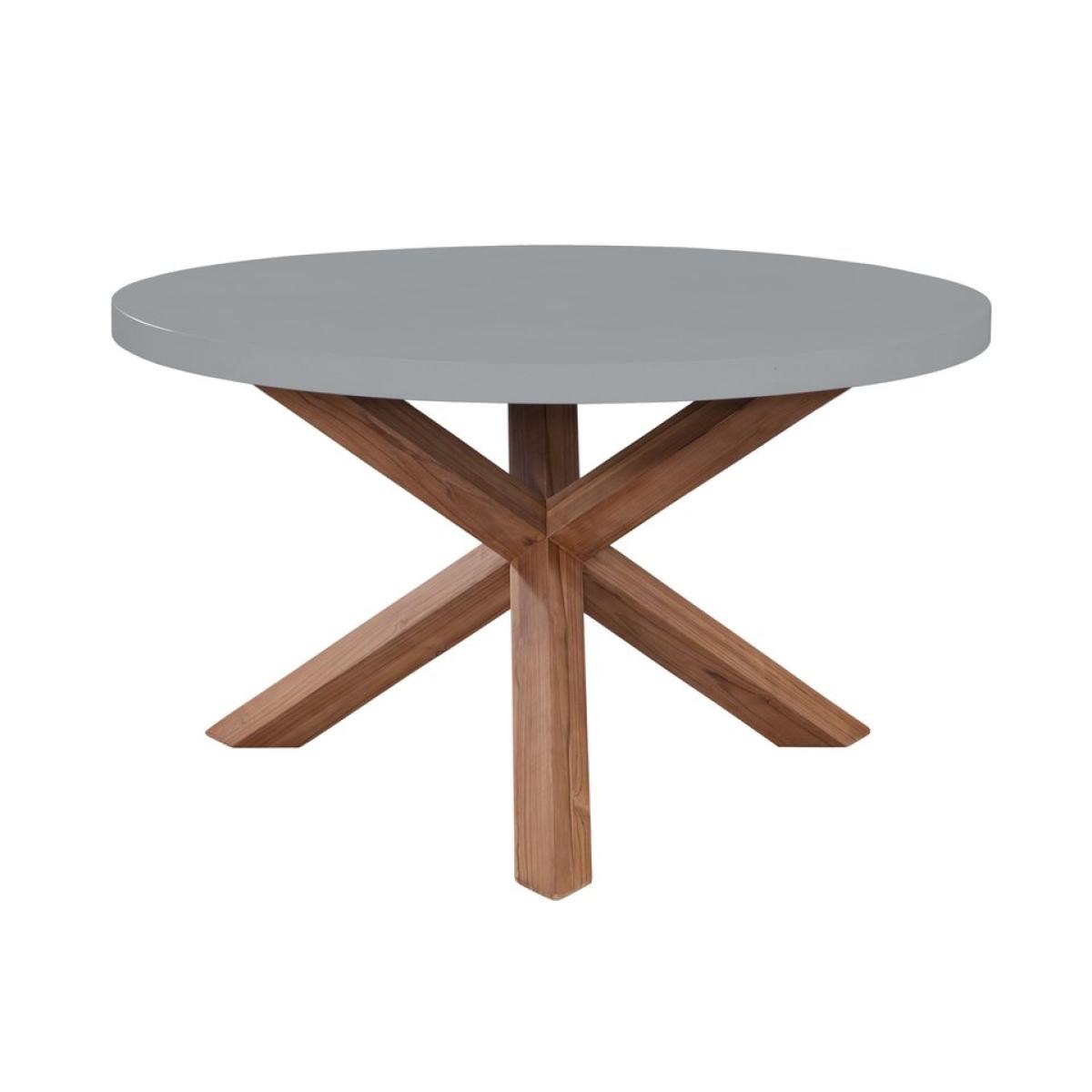 PARKS: Outdoor Living - Shenandoah Round Dining Table in Gray - ODT-351RT-G - Image 3