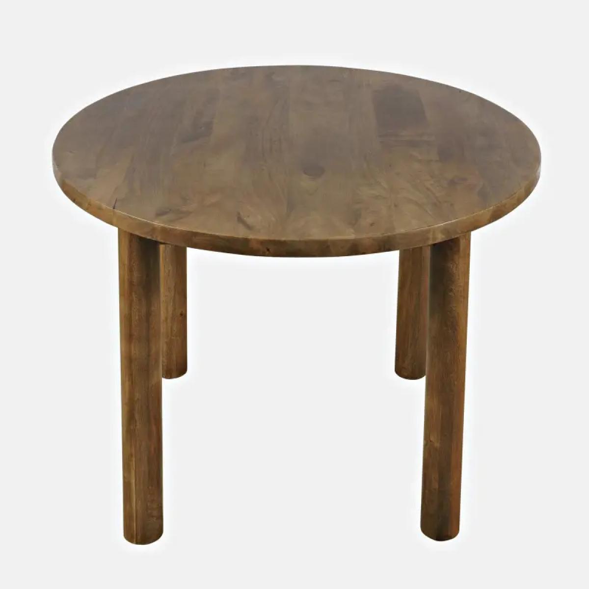 Bodhi Round Solid Wood Dining Table - Image 3