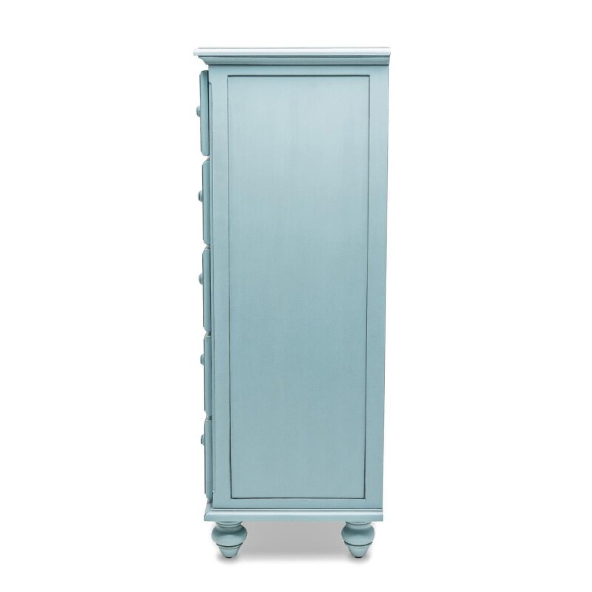 Monaco Bleu 5 Drawer Chest - Image 9