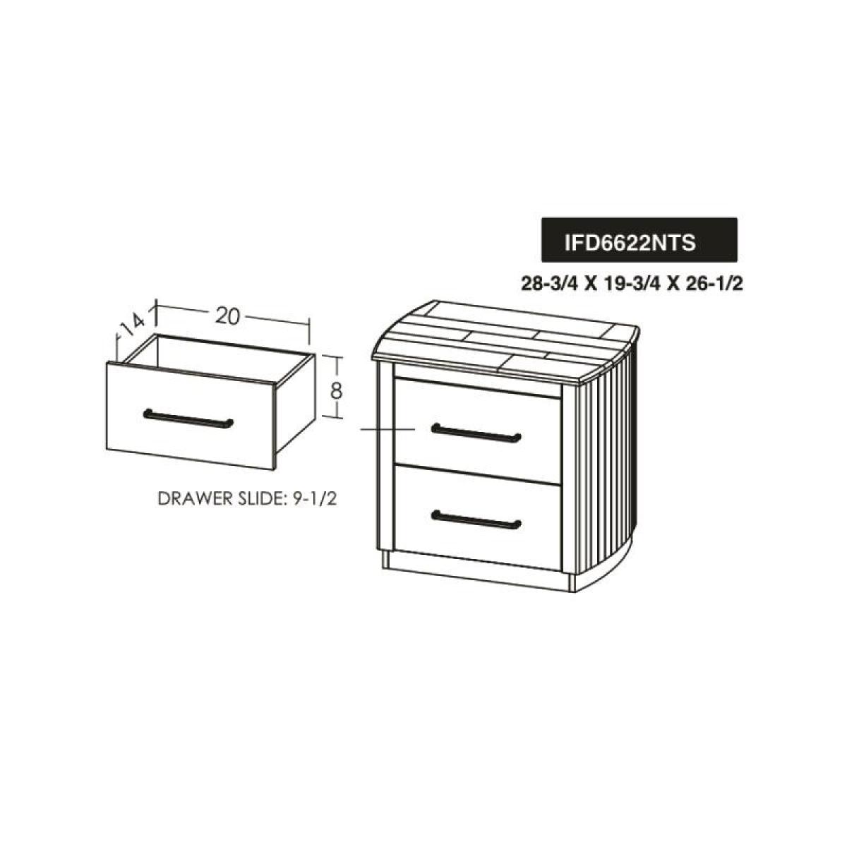Mezquite 2 Drawer Nightstand - Image 6