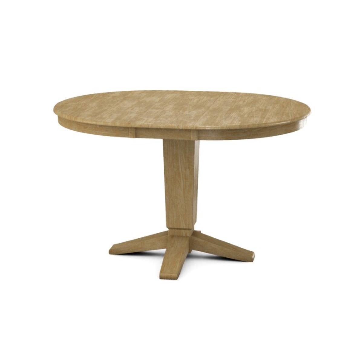 Build Your Own Pedestal Table w/ 42" x 54" Round Extension Tabletop - Image 24