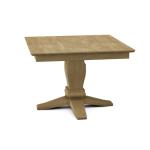 Build Your Own Pedestal Table w/42" Square Top w. Reverse Bevel Edge - Image 31