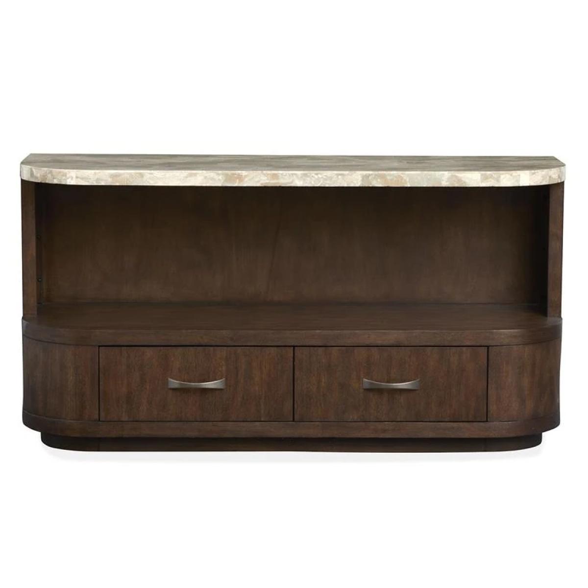 McPherson T6351-75 Demilune Sofa Table - Image 7