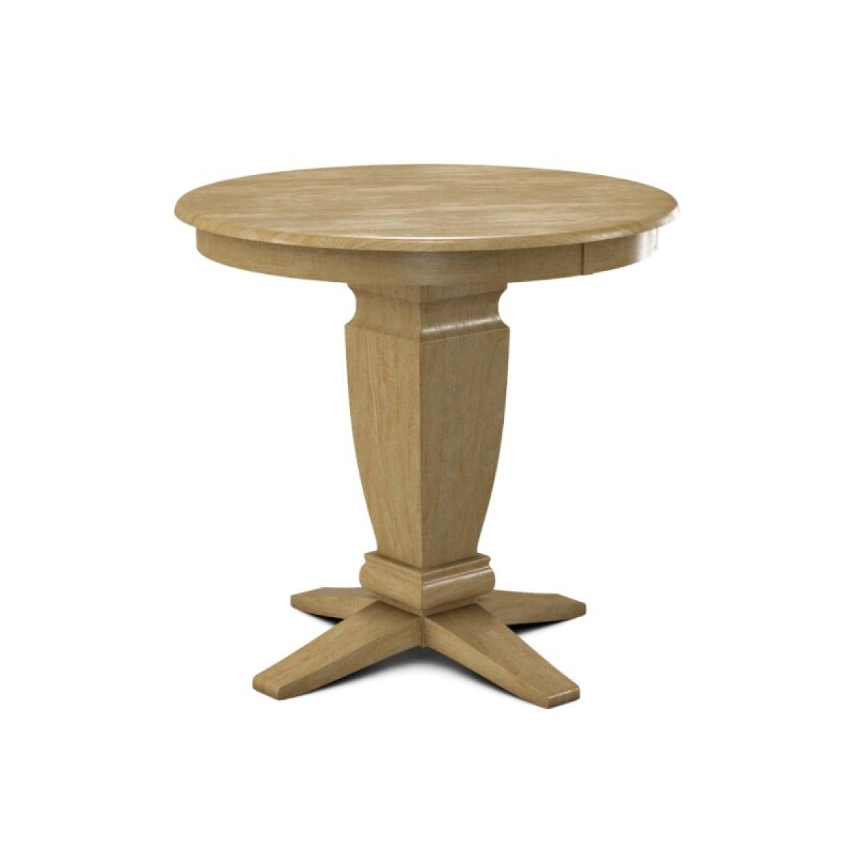 Build Your Own Pedestal Table w/ 36"H Java Gathering Pedestal for Solid Tops - Image 19