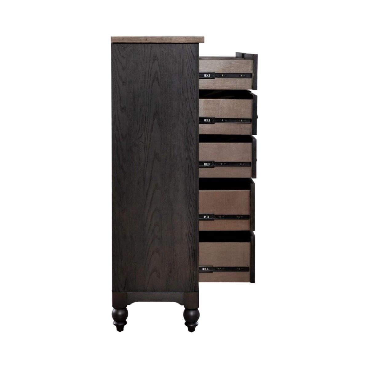 Americana Farmhouse 12 Drawer Chesser - Black - Image 9