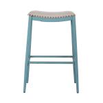 Backless Uph Barstool- Blue - Image 7