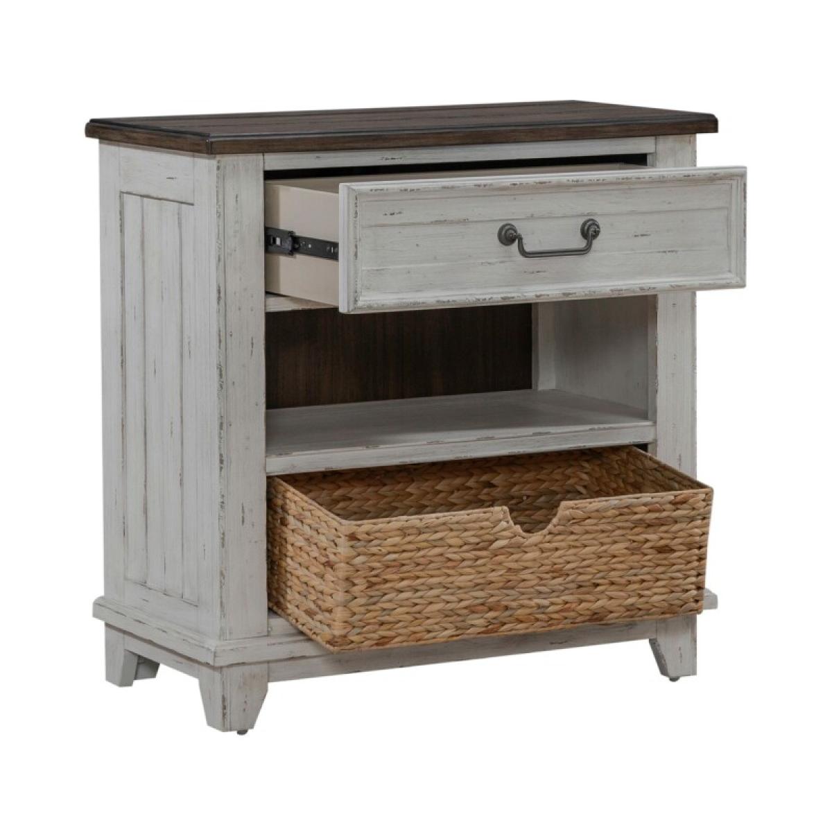 River Place Bedside Chest w/ Charging Station - Image 8