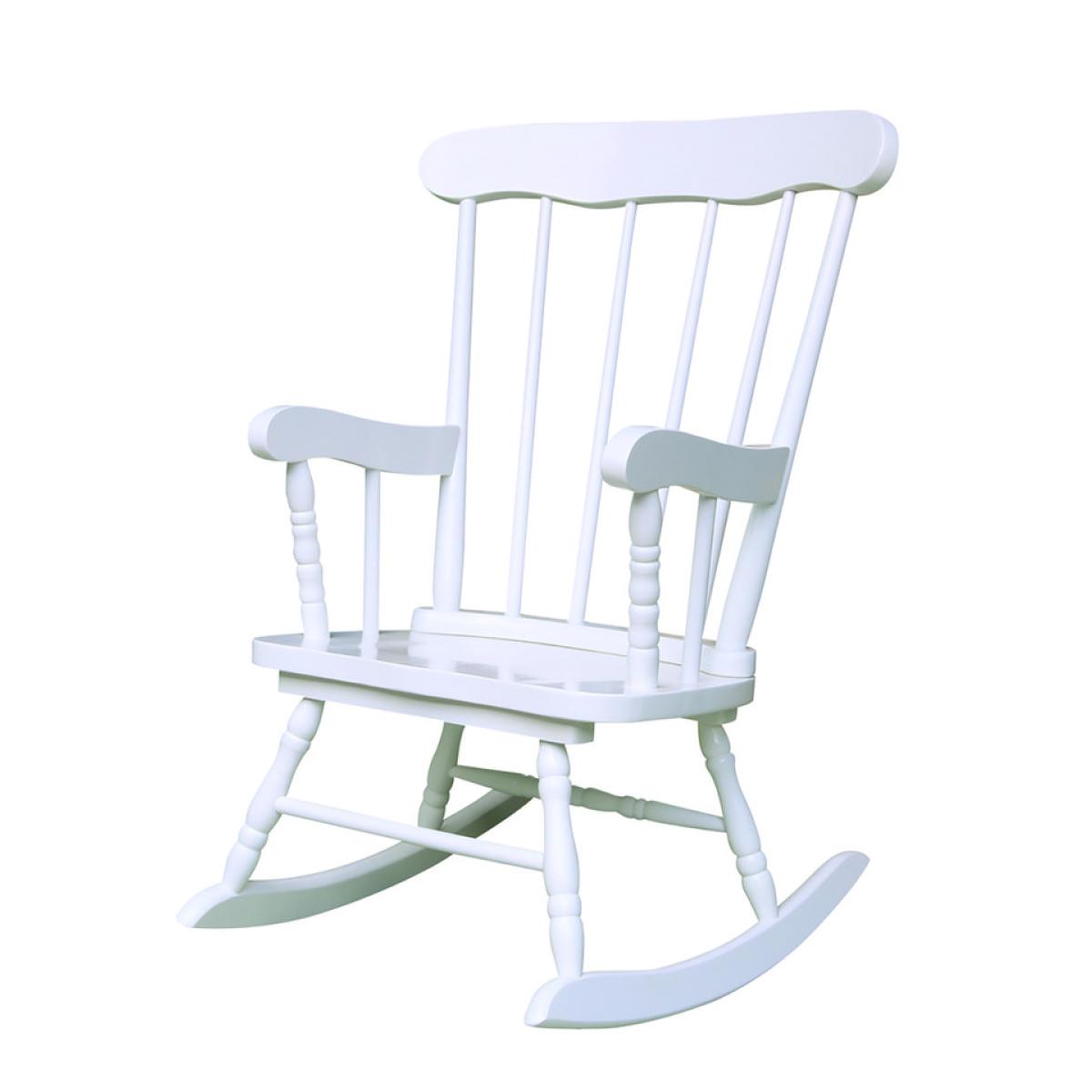 Tykes Collection - Juvenile Rocker in Pure White - Image 3