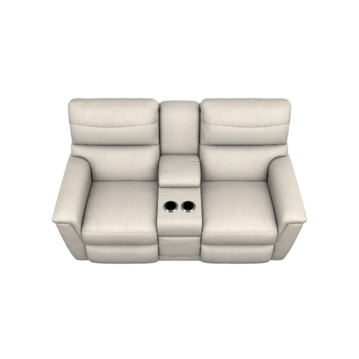 Ava Power Reclining Loveseat W/ Headrest & Console - Image 3