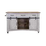 3 Drawer 6 Door Kitchen Island - Pueblo - Image 3