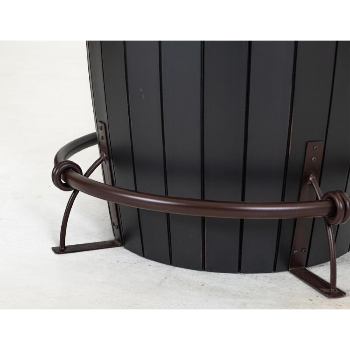 Antique Multicolor, Bistro Table Barrel Design - Antique - Image 7