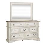King Panel Bed, Dresser & Mirror - Image 4