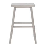 30 Inch Sawhorse Stool- White - Image 4