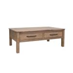 4 Drawer Cocktail Table - Natural Parota