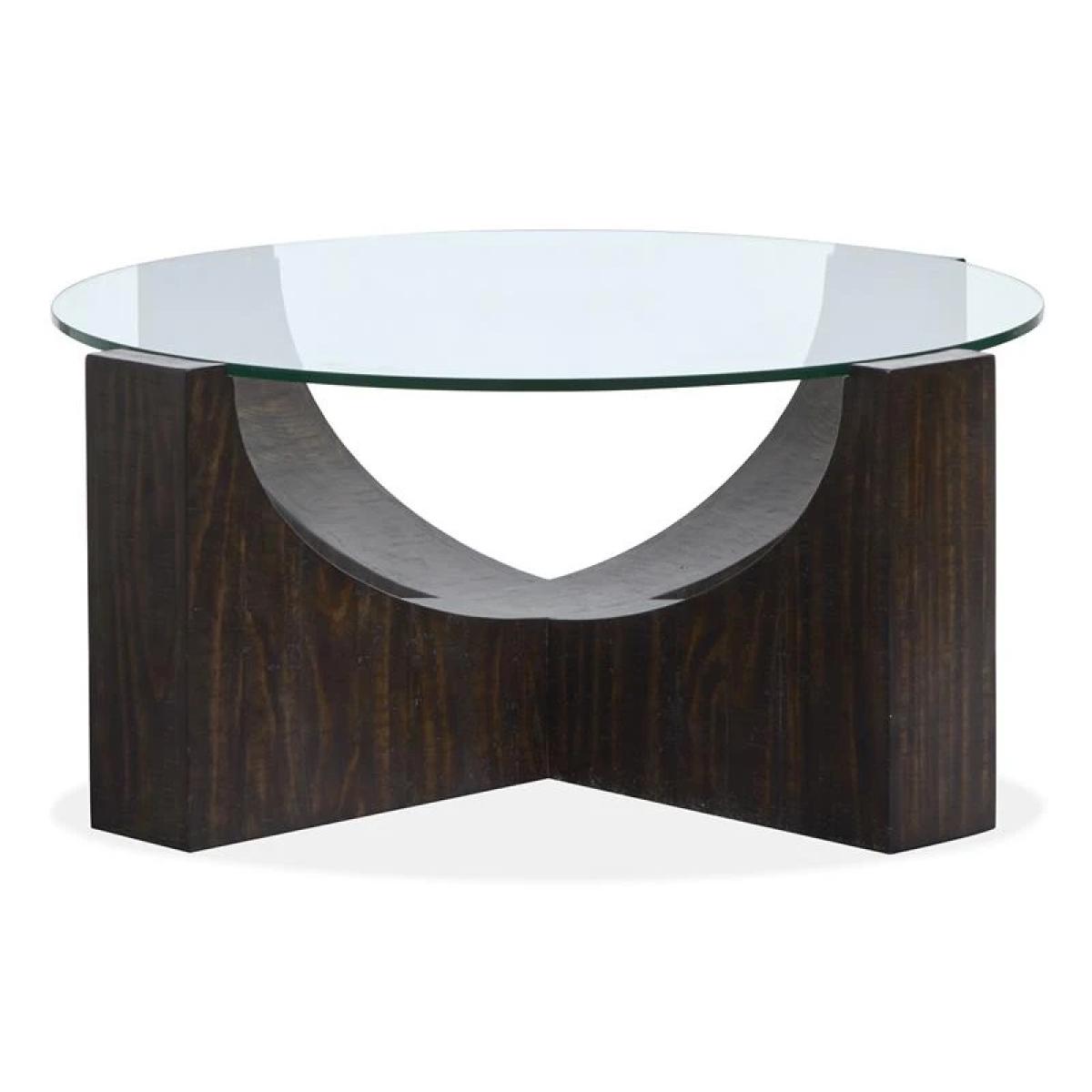ea4934c0b454356b89b238f8a2f699f5 Beckham T6336-45 Round Cocktail Table w/Casters - Image 1