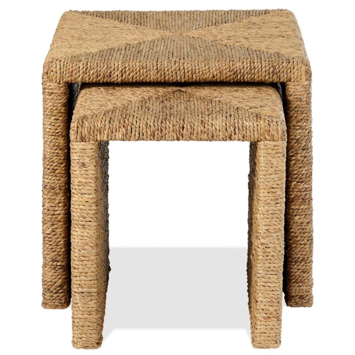 Woven Nesting Table - Image 8
