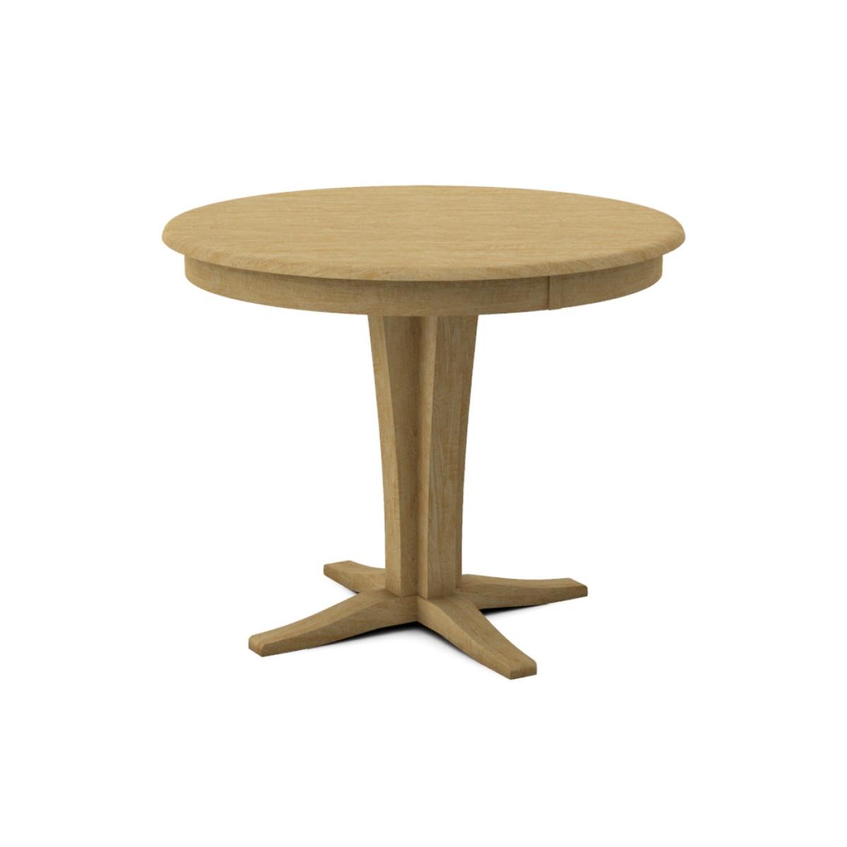 Build Your Own Pedestal Table w/ 30"H Verano Pedestal for Solid Tops - Image 2