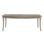Cosmopolitan Collection - Salerno Butterfly Extension Table in Taupe Gray