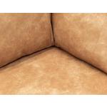 Wooden Frame & Base, Upholstered Square Ottoman - Olivo - Image 6