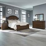 Arden Road Queen Poster Bed, Dresser & Mirror, Night Stand