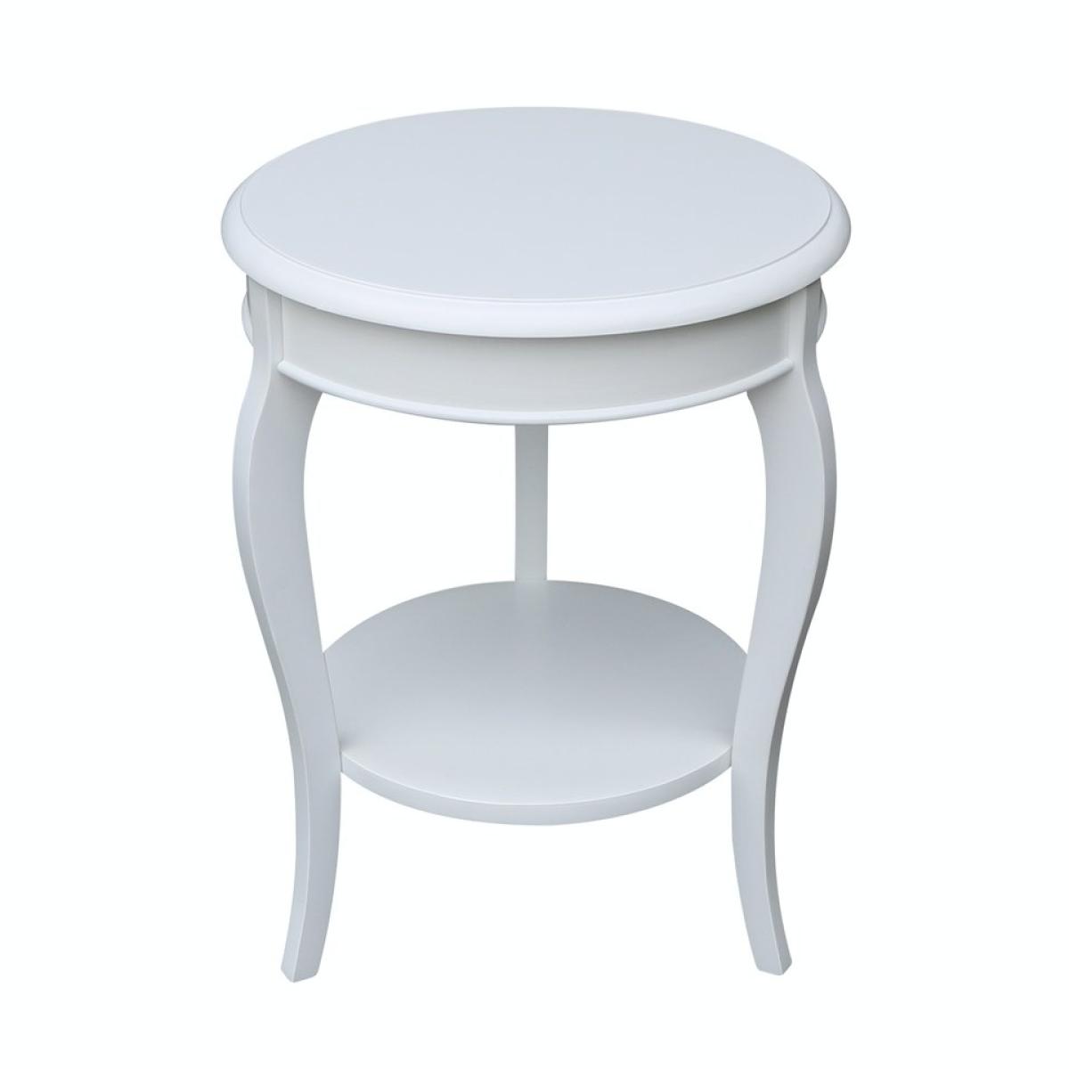 Destinations Collection - Cambria Accent Table in Pure White - Image 2