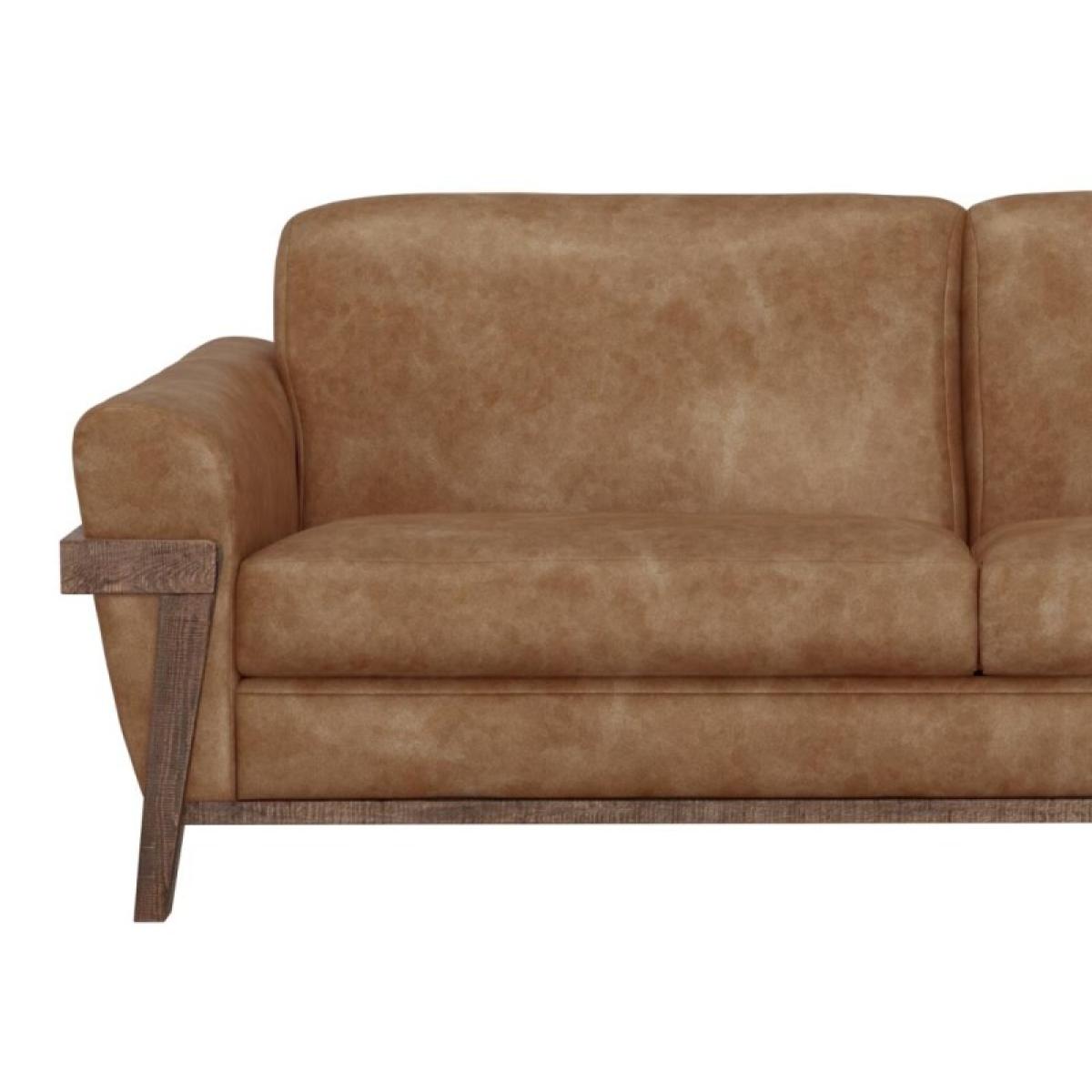 Wooden Frame & Base, Armchair - Loft Brown - Image 7