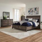 King Storage Bed, Dresser & Mirror, Chest