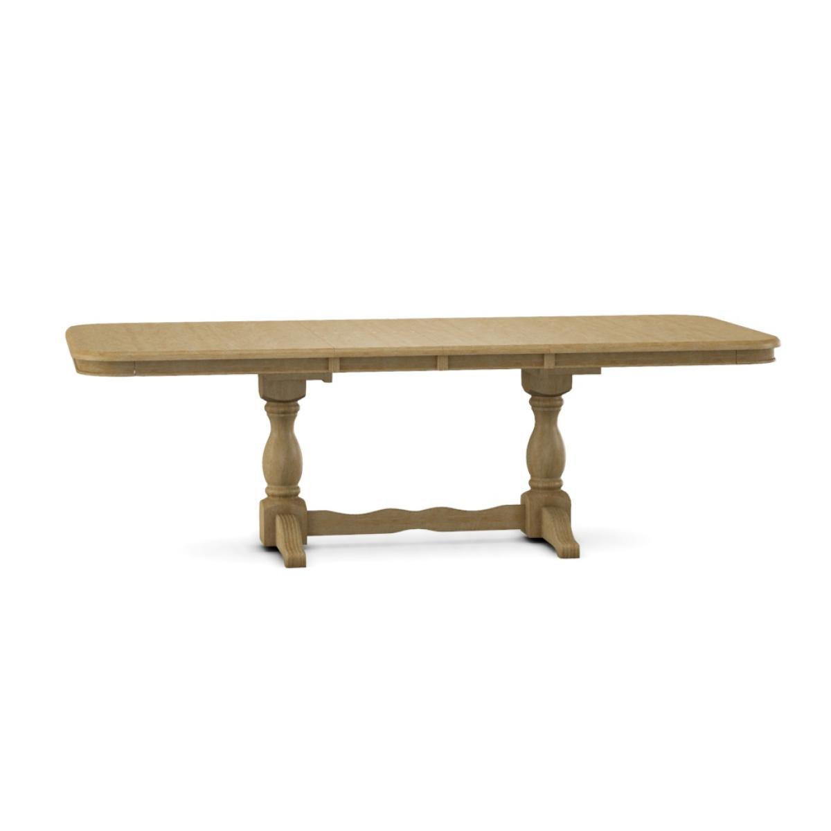 Double Butterfly Leaf Table Top w/ Double Pedestal Base - T-4268XBT - Image 4