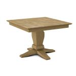 Build Your Own Pedestal Table w/42" Square Top w. Reverse Bevel Edge - Image 11