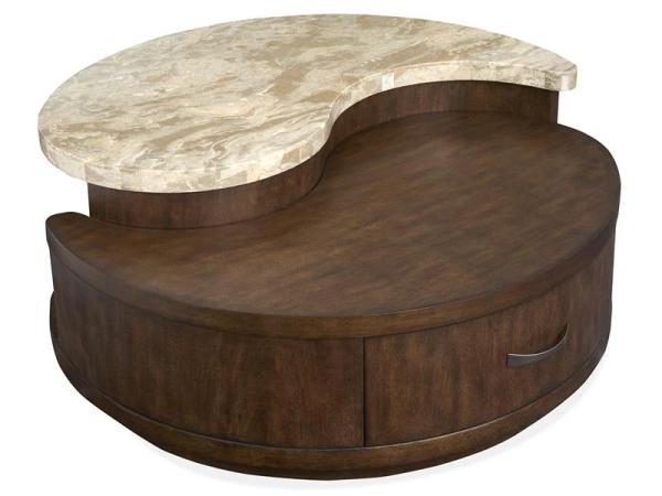 McPherson T6351-45 Round Cocktail Table w/Casters - Image 4