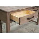 2 Drawer Sofa Table - Natural Parota - Image 7