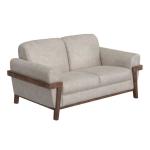 Wooden Frame & Base, Loveseat - Loft Brown