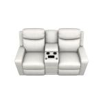 Emmons Power Reclining Loveseat W/ Headrest, Lumbar & Console - Image 3