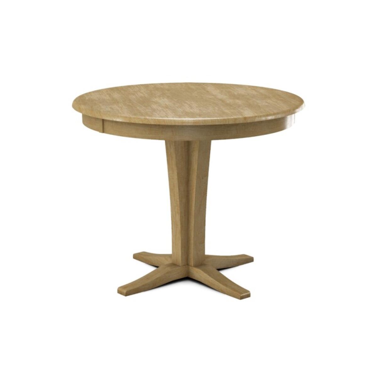 Build Your Own Pedestal Table w/ 30"H Verano Pedestal for Solid Tops - Image 19