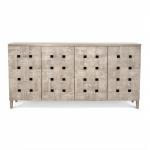 Wooden Weave 4-door Credenza, Soft Close Doors - Image 6