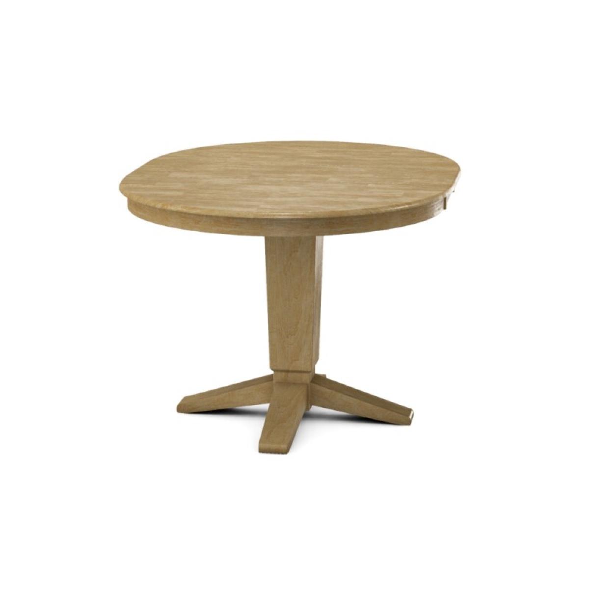 Build Your Own Pedestal Table w/ 42" x 54" Round Extension Tabletop - Image 15