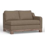 Wooden Frame & Base, Sectional Right-Arm Loveseat - Samba