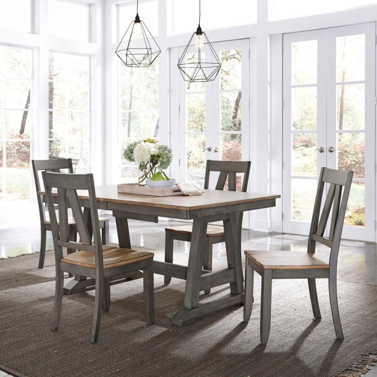 Lindsey Farm Trestle Table - Image 5