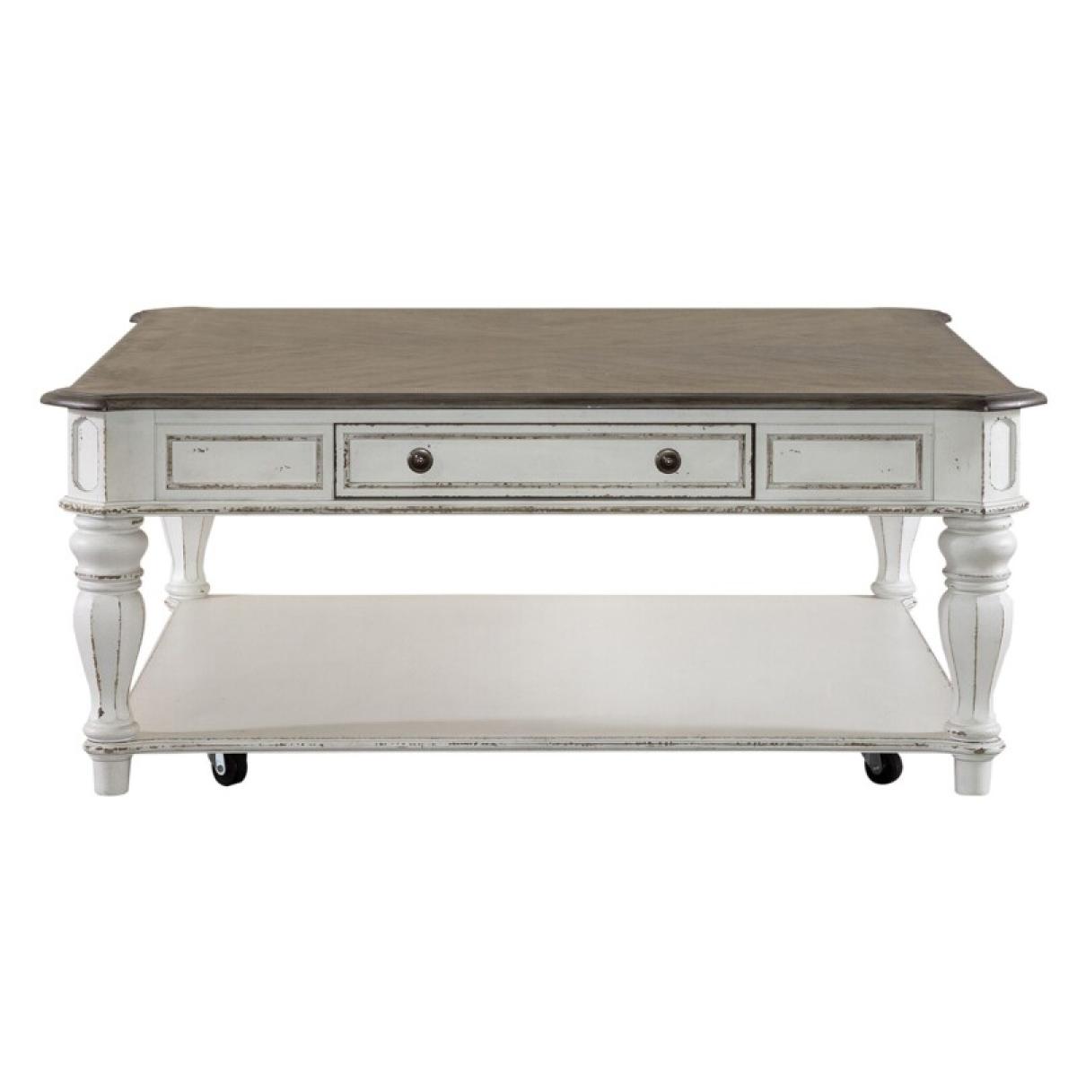 Magnolia Manor Oversized Square Cocktail Table - Image 4