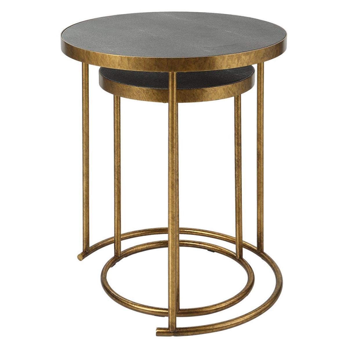 Aragon Nesting Tables, S/2, Gray - Image 7