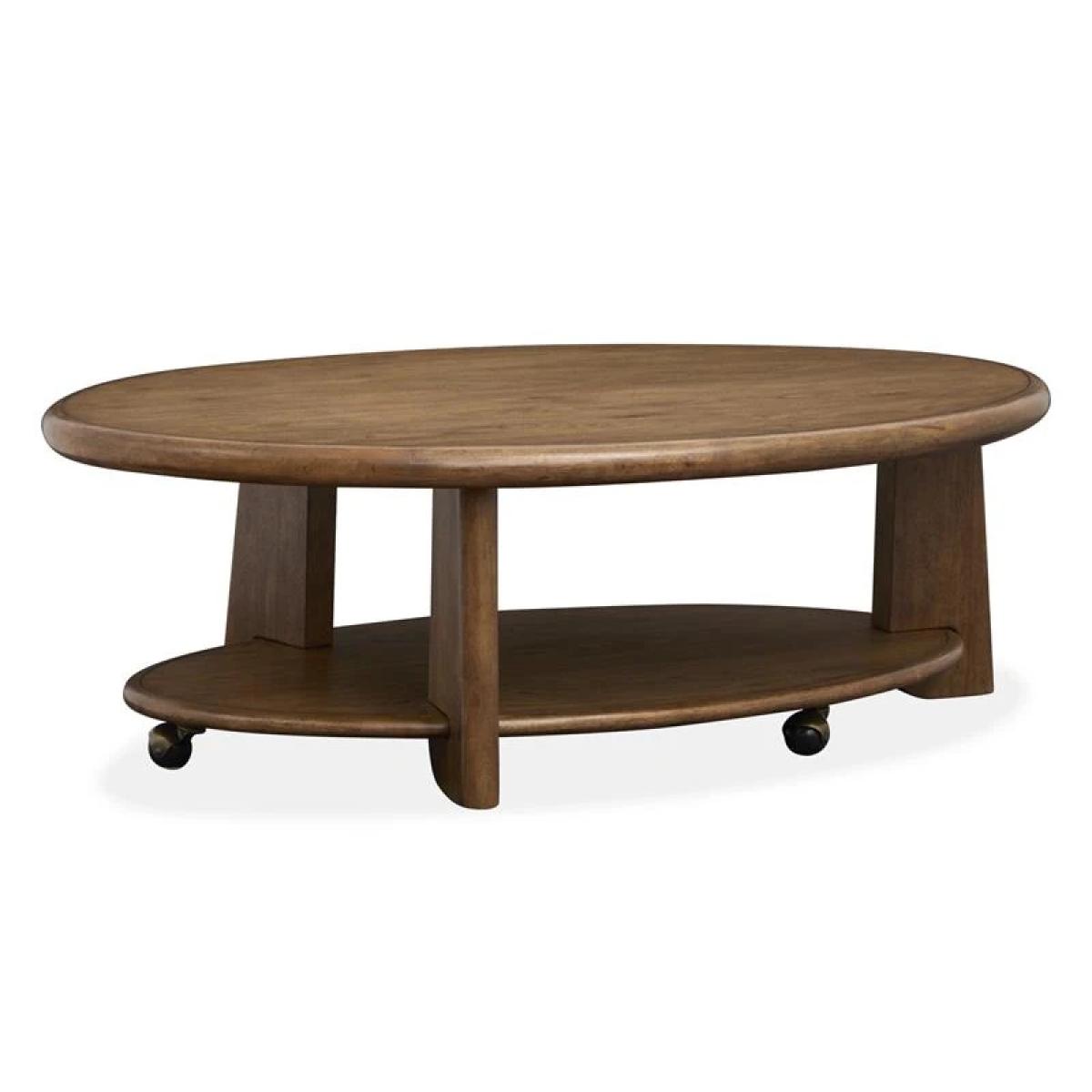 Tanner T6354-47 Oval Cocktail Table w/Casters - Image 2