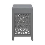 Trellis Lane Accent Writing Desk- Grey - Image 5