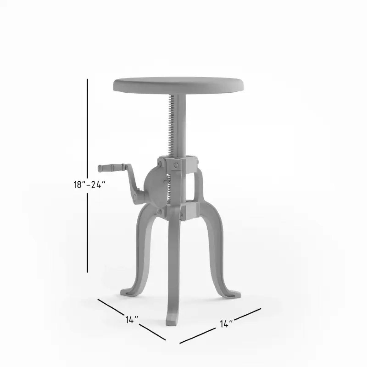 Carter Cast Iron Crank Table - Image 9