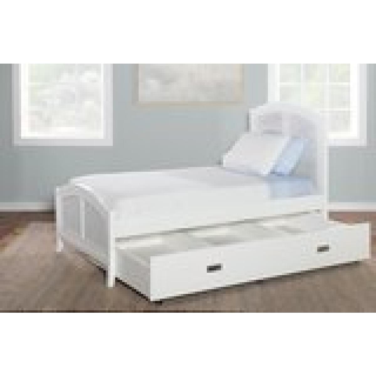 Tykes Bedroom - Chalk & White High Tide Arch Twin Bed - BD128-1202TH - Image 6